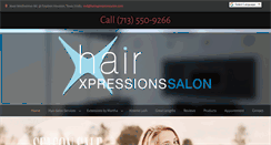 Desktop Screenshot of hairxpressionssalon.com