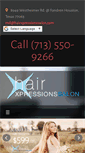 Mobile Screenshot of hairxpressionssalon.com
